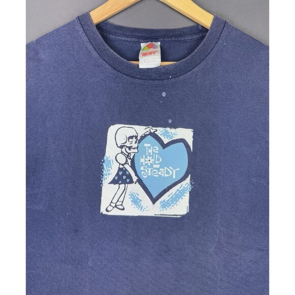 Vintage 90's The Hold Steady Rock Band Album Tour Concert Promo XL Fade Rare Art - Picture 3 of 8